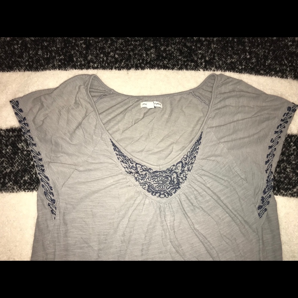 Gray top from American Eagle